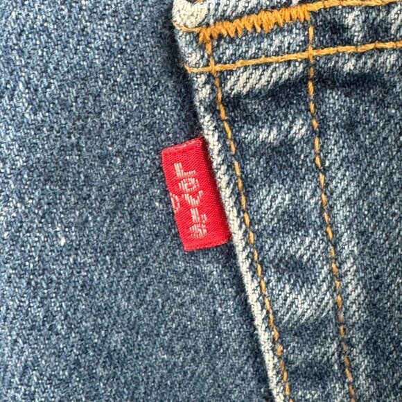 Levis 517 Mens Boot Cut Jeans Size 40x34 Blue Denim Straight Leg Classic Fit - Picture 4 of 8